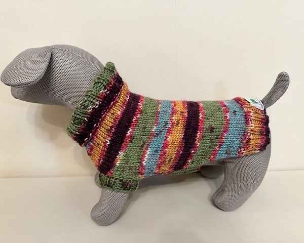 Dog Jumper - Ideal for an XS or Chihuahua sized Dog - Roll Neck Jumper 