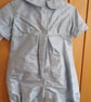 Pale blue short leg silk romper - Image 2
