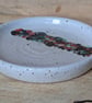 Olive or trinket dish (heavy speckles red blue) - Image 2