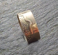 Conwy Mountain Wedding Ring  Silver or Gold