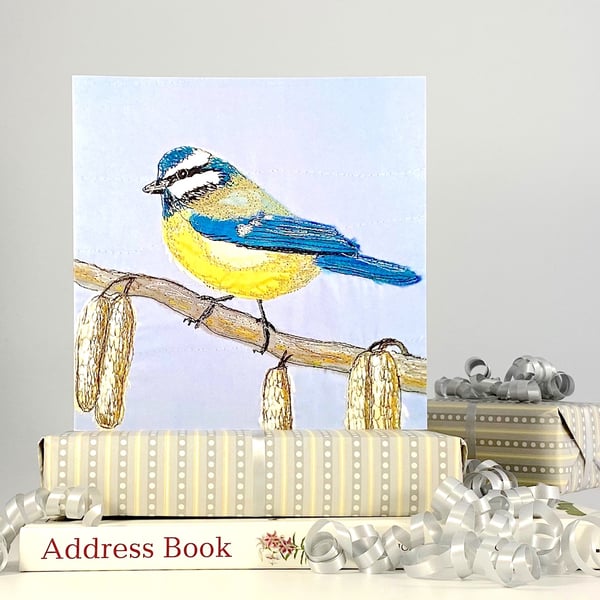 Mother’s Day card - bluetit bird