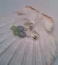 Clip On Earrings with Opaline Ovals and a Crystal, Gift for Her, Colour Choice - Image 5