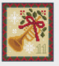 094K Cross Stitch pattern 12 days of Christmas, 11th Day Eleven Pipers Piping  - Image 1