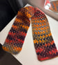 Handmade Crochet Autumn Scarf  - Image 2