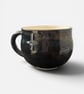 Ceramic Cup in Black Glaze - Image 2