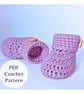 Button Baby Booties Crochet Pattern PDF – 3 Sizes  - Image 7