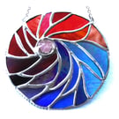 Phoenix Feathers Stained Glass Suncatcher 