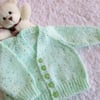 16" Mint Baby V Neck Cardigan 