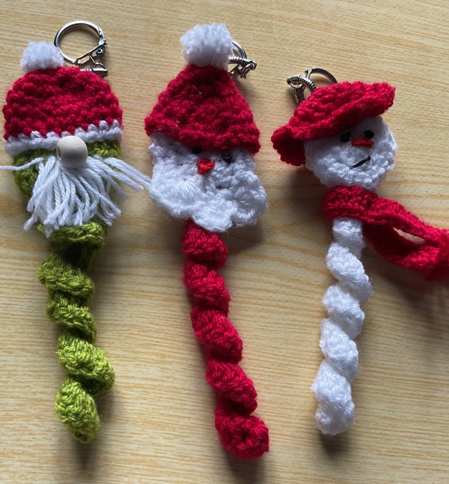 Wriggly Christmas bag or tree charms
