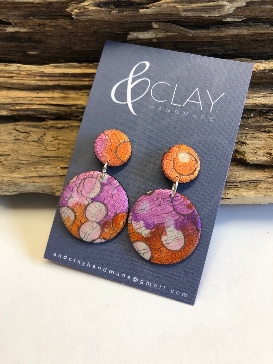 Handmade Polymer Clay Earrings