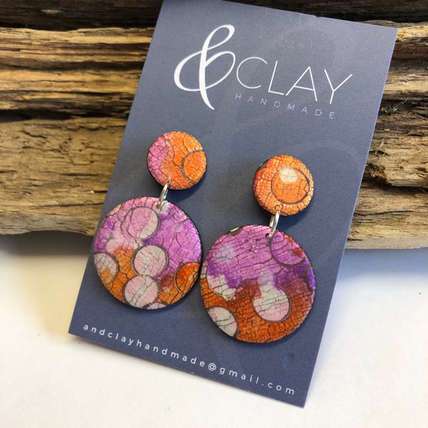 Handmade Polymer Clay Earrings