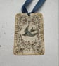 GIFT TAGS, Vintage -style. ( set of 3) ' Bird in Flight'..ready to ship... - Image 2