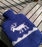 Knitted Hot Water Bottle Cover - Image 1