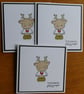 Pack of 3 Christmas Cards - Reindeer - Image 9
