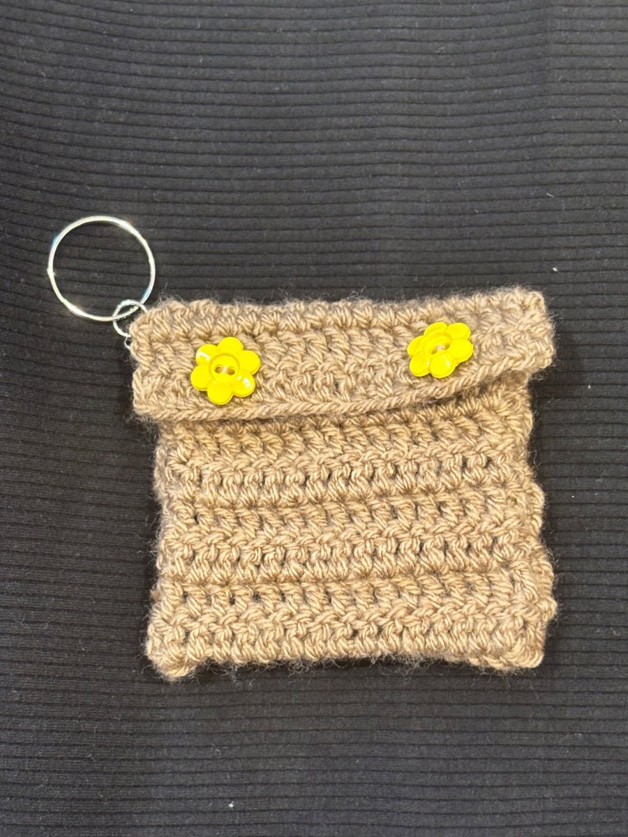 Mini coin purse bag charm