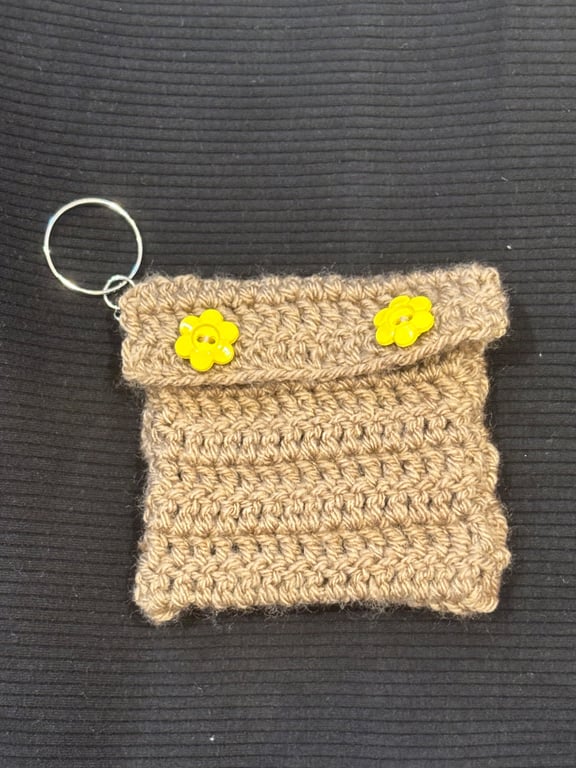 Mini coin purse bag charm