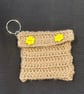 Mini coin purse bag charm