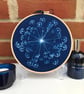  Cyanotype Botanical Art in a Hoop. - Image 5