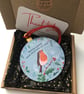 Red Robin Christmas Tree Hanging Ornament Decoration - Image 3