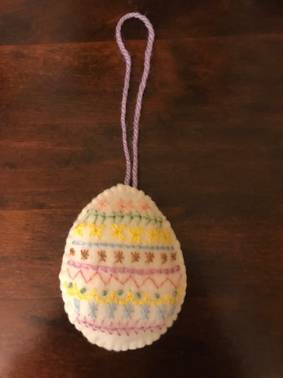Easter Egg Felt Hanging Decoration