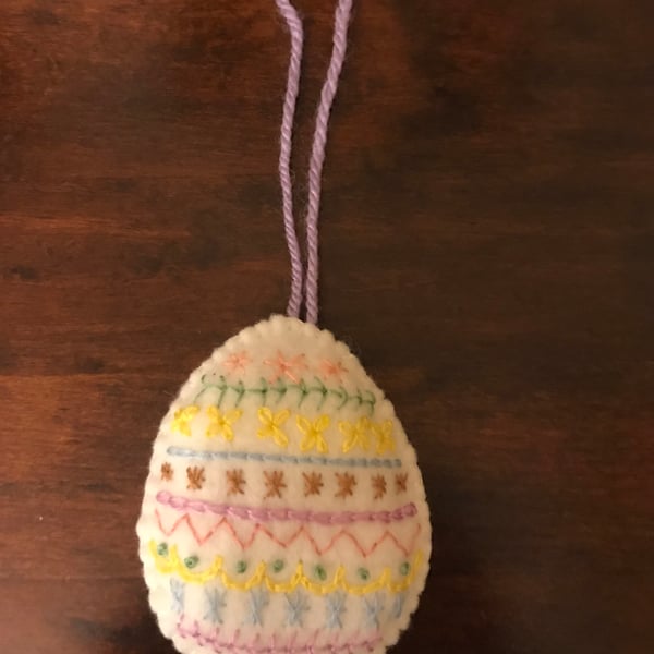Easter Egg Felt Hanging Decoration