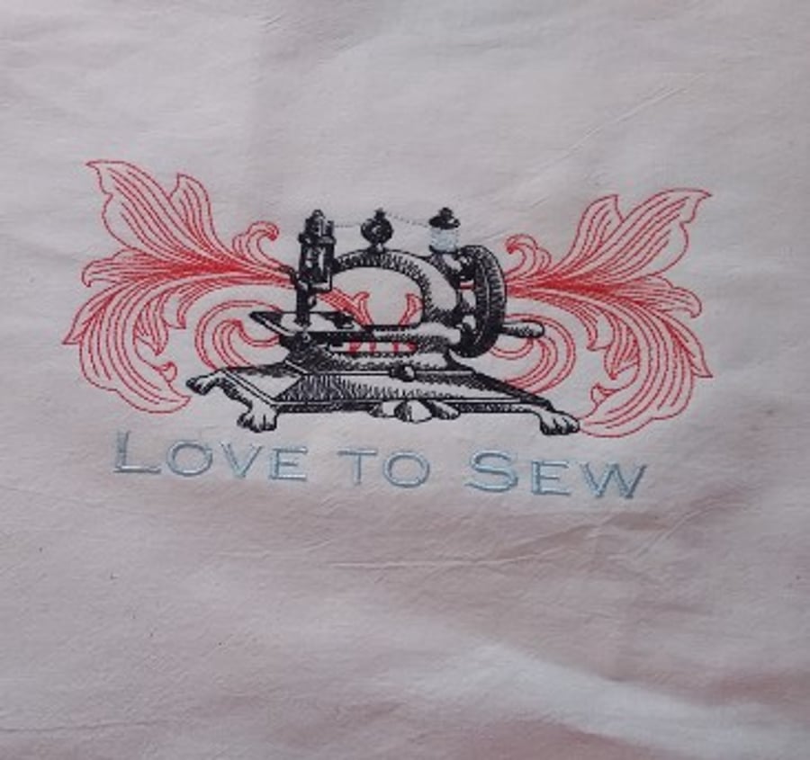 Embroidered Sewing T-shirt