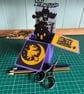 Handmade 3D Box Halloween Bat Card - Image 3