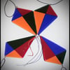 Multi-Coloured Fused Glass Kite