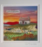 Textile landscape sunset picture …. Sunsets are nature's poetry - Image 3