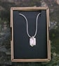 Silver Shoreline Necklace with Peridot  - Image 4