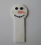 663. Dot mouth snowman bookmark. - Image 1