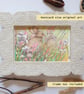 Two Little Rabbits, a small original drawing, animal artwork, wall art - Image 2