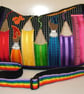 Small Rainbow ribbon Artist handbag - Image 1