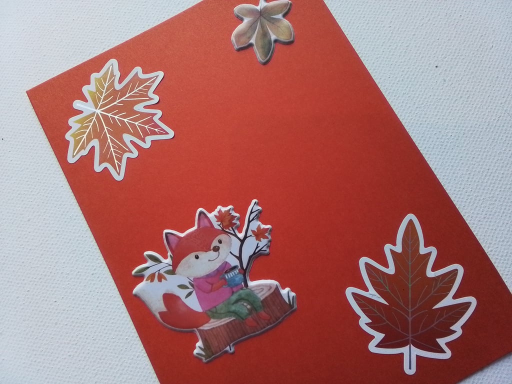 Woodland theme card for any occasion. Ref 399