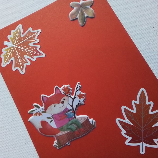 Woodland theme card for any occasion. Ref 399