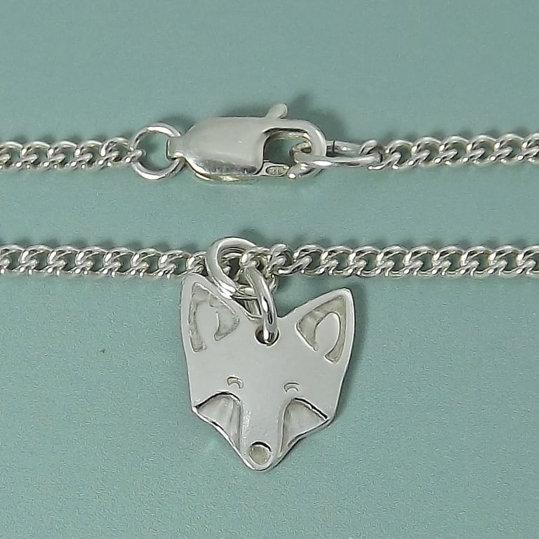 Sterling Silver Fox Anklet - Wisdom & Intuition Jewellery