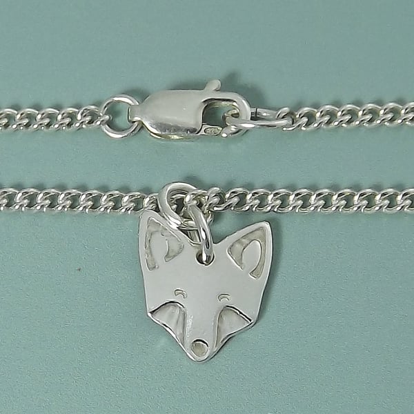 Sterling Silver Fox Anklet - Wisdom & Intuition Jewellery