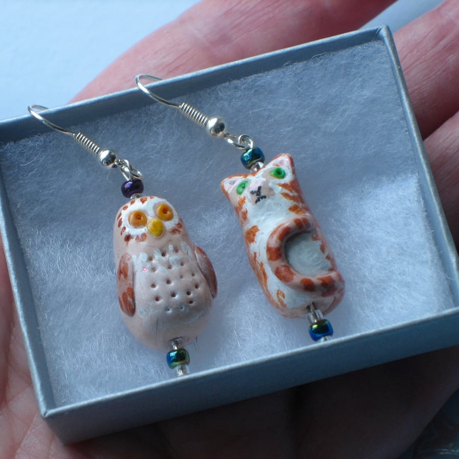 The Owl and the Pussycat Earrings