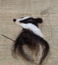 Needle Felted Badger - Image 3