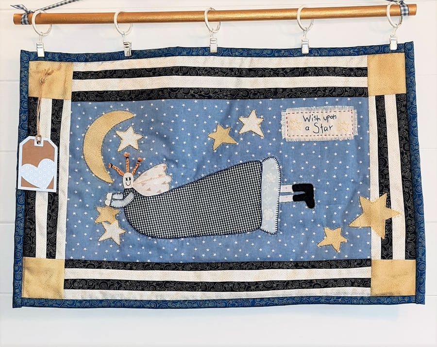 'Wish Upon a Star' Angel Wall Hanging