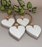 Mint Green Hanging Heart Aroma Stones Set of 4 – Essential Oil Diffusers - Image 4