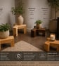 Handmade plant stands side tables 