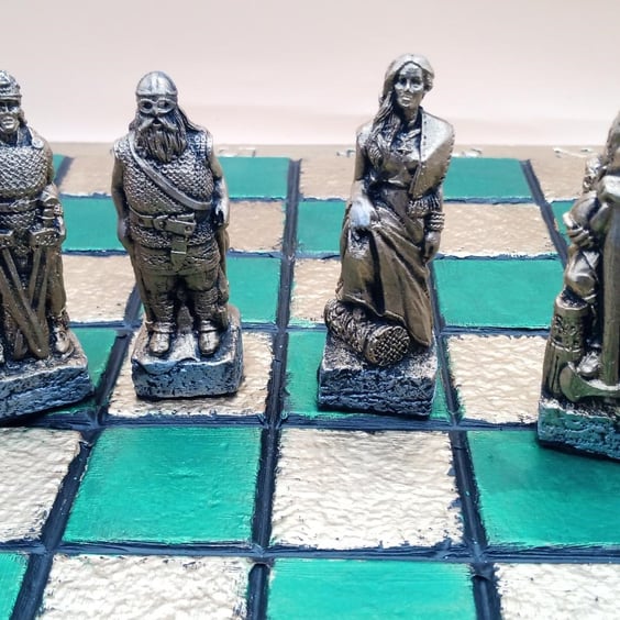 Viking Chess set, (pieces only)  Ornamental, Board Game, 