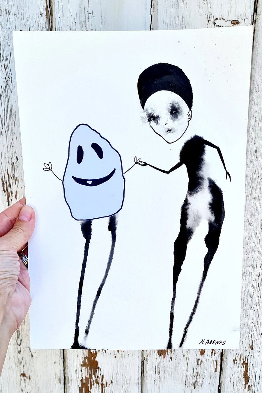 Abstract faces ,Original art, Outsider art ,Abstract art , Weird art, Gothic art