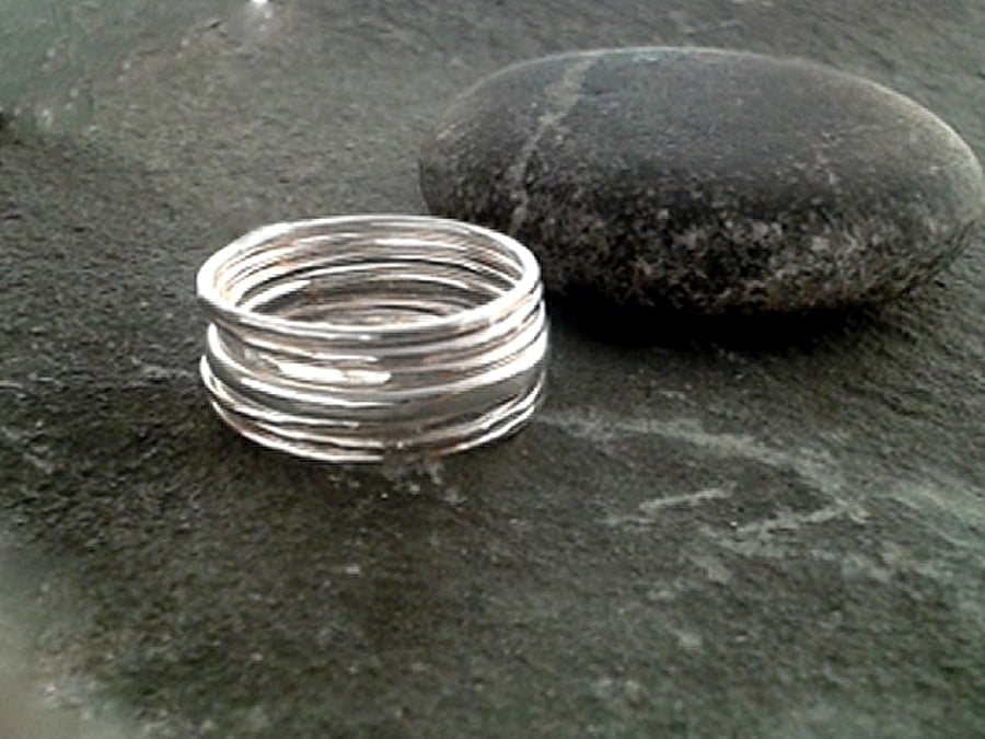 Seven stacking rings