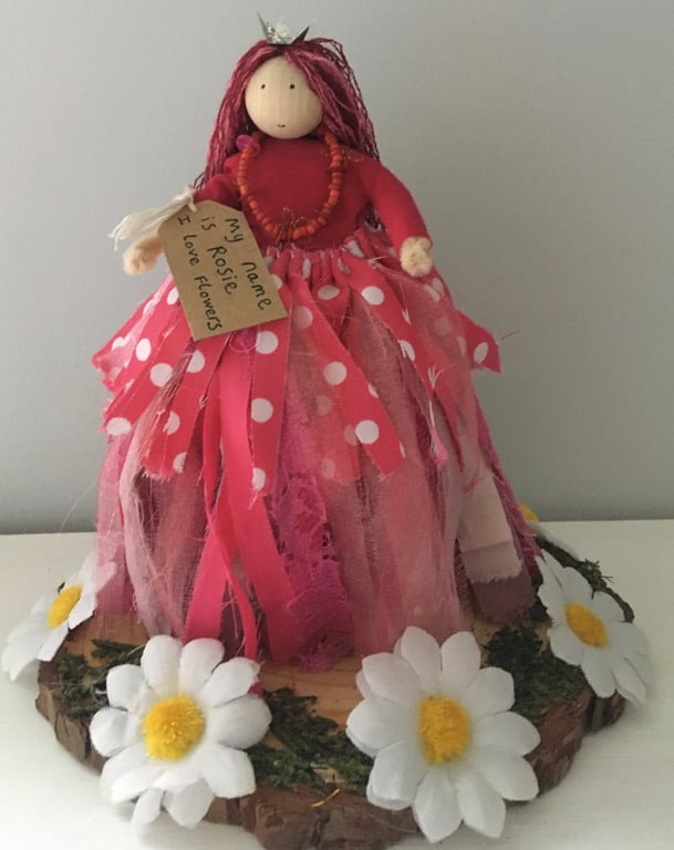 Fairy Doll Flower Ornament