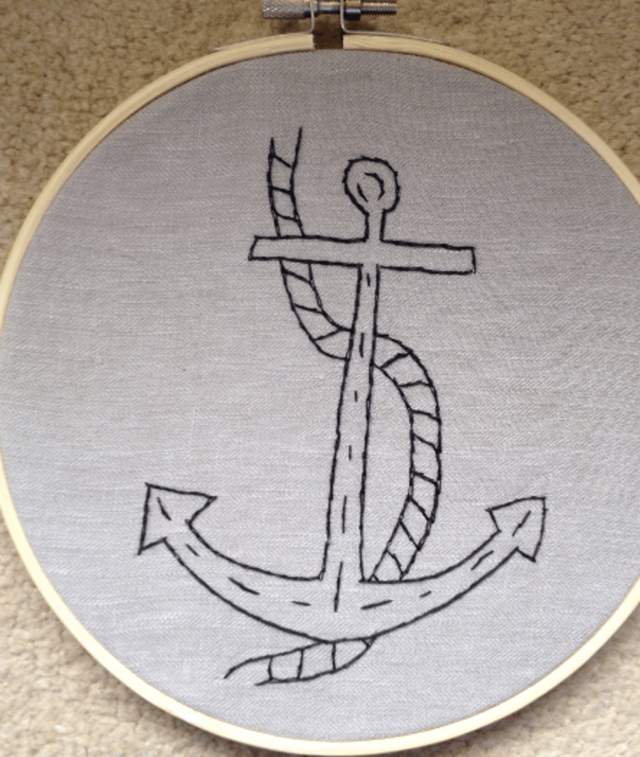 Hand Embroidered Image: