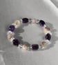 Amethyst & Clear Quartz Bracelet - Image 3
