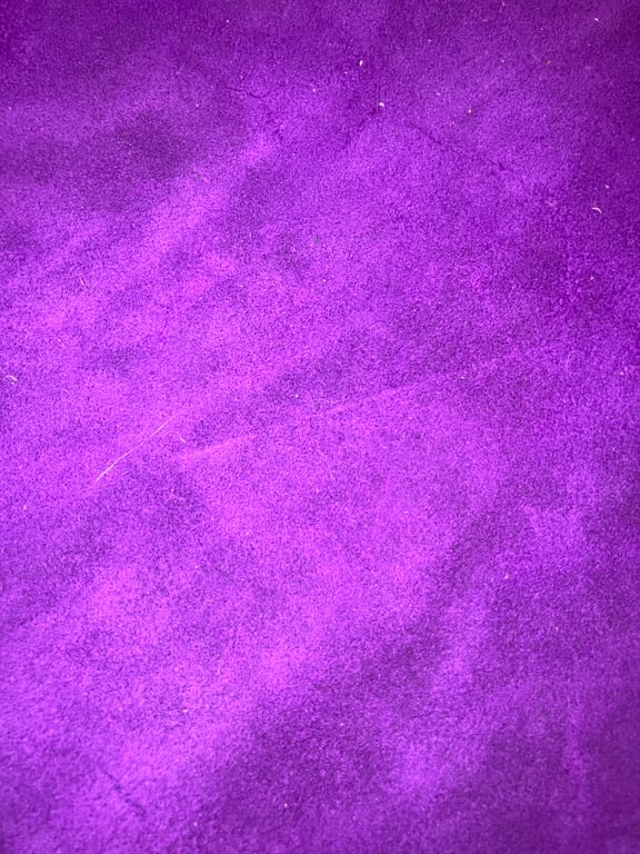 Chrome Handled, Purple coloured soft Suede Single Tailed Whip - FREE SHIPPING