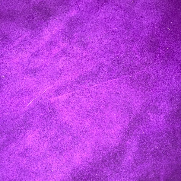 Chrome Handled, Purple coloured soft Suede Single Tailed Whip - FREE SHIPPING